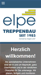 Mobile Screenshot of elpe-treppenbau.de